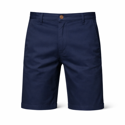 Men’s Cotton Shorts – Navy Blue