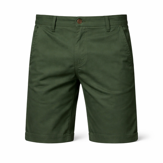 Men’s Cotton Shorts – Green
