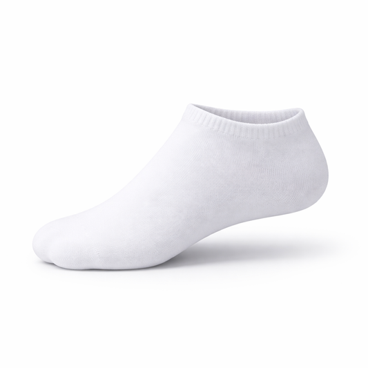 Ankle Socks – White (UK 5–9)