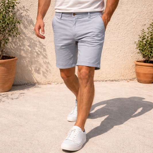 Men’s Cotton Shorts – Grey