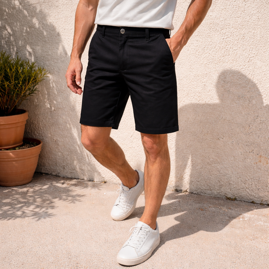 Men’s Cotton Shorts – Black